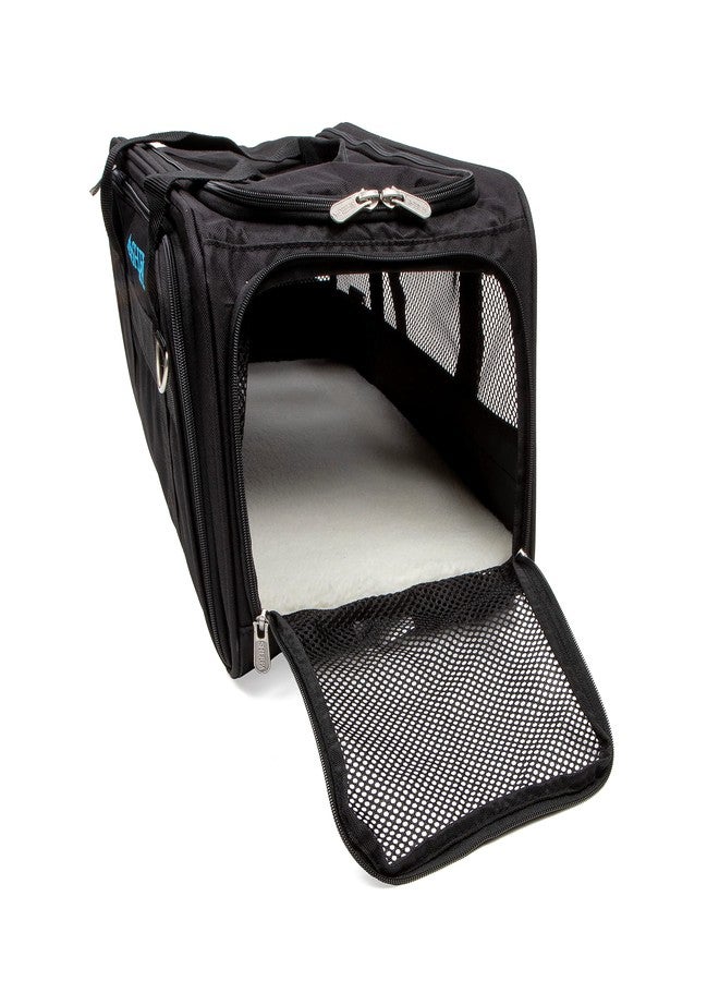 Sherpa Expandable Travel Pet Carrier, Airline Approved & Guaranteed On Board - Black, Medium - Image 4